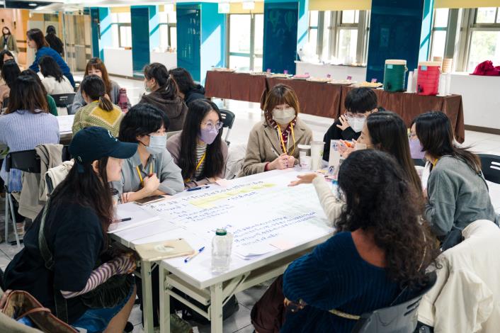 圖十_青力青為前導計畫培力工作坊學生討論環節