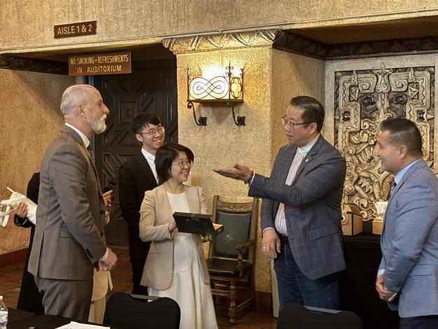 The Department for Youth visits San Gabriel Mayor John Wu.