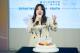 Commissioner of the Department for Youth, Yi-Hsi Chou, delivers a speech.