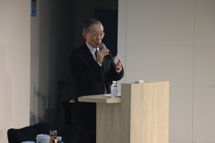 Picture 2: Mr. David Lin, Chairman of the Association of Foreign Relations, delivers his remarks.