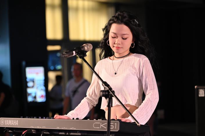 Figure 14: 2025 Taipei Youth Dream Life Festival Event Highlight – Last year’s experimental performer Y.Y (瀛瑩). As her performance was well-received last year, she will be part of the encore stage this year, showcasing youth creativity.