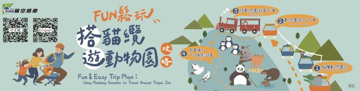 Using Maokong Gondola to Travel Around Taipei Zoo