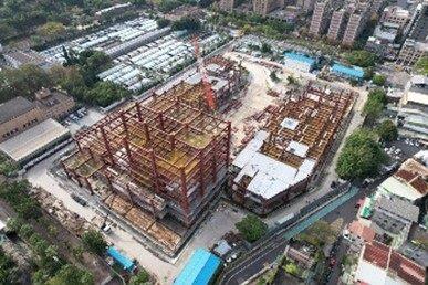 Steel Frame Assembly and Deckin