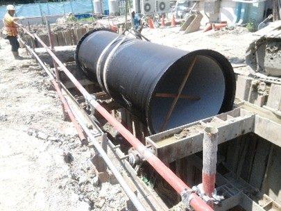 Pipeline Lifting Work