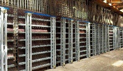 Rebar and Formwork Installation for Reservoir Wall