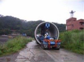 Utility cart in tunnel