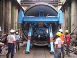 Pipe jacking machine alignment and positionin