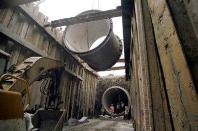 Lifting of 4,000 mm PCCP
