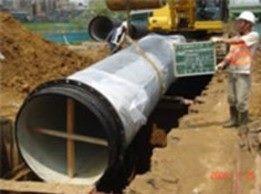 Straight pipe hoisting in cut-and-cover section