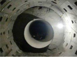 Pipe jacking and grouting operation