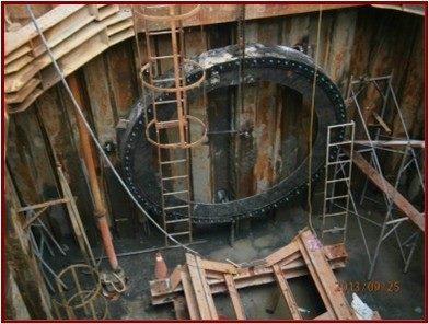 Track and launch frame installation