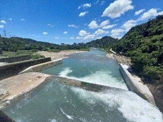 Completed stilling basin improvements