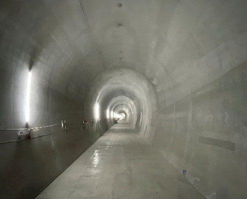 Tunnel lining completed
