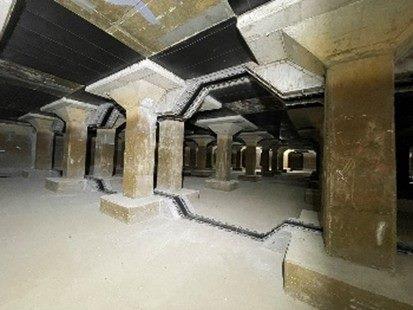 Datong 1st Distribution Reservoir Roof slab reinforcement with carbon fiber laminates