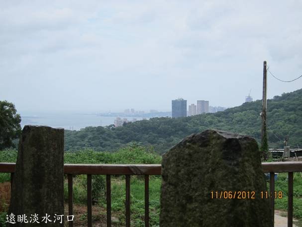 遠眺淡水河口