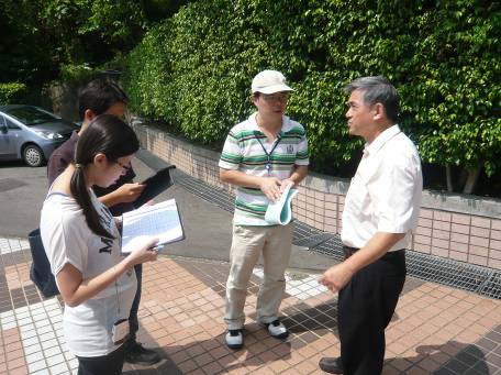 大地處逐一訪視山坡地社區，並進行基本資料調查