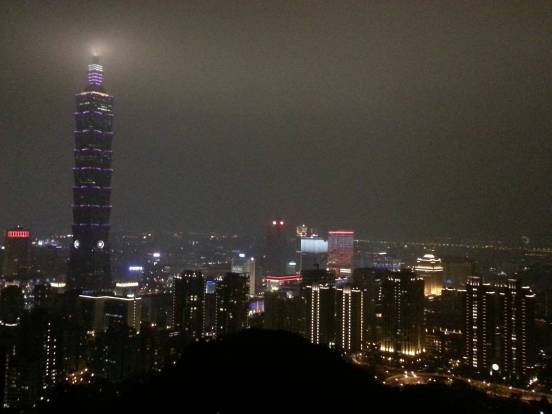 Night view of Taipei 101