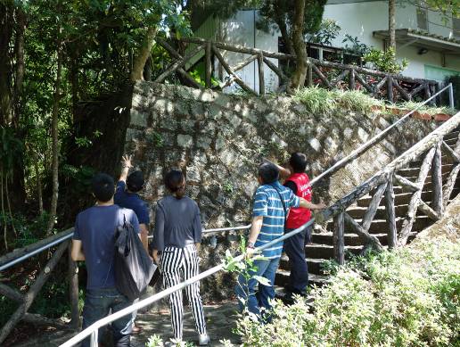 大地處安全複查現勘並輔導居民擋土牆改善
