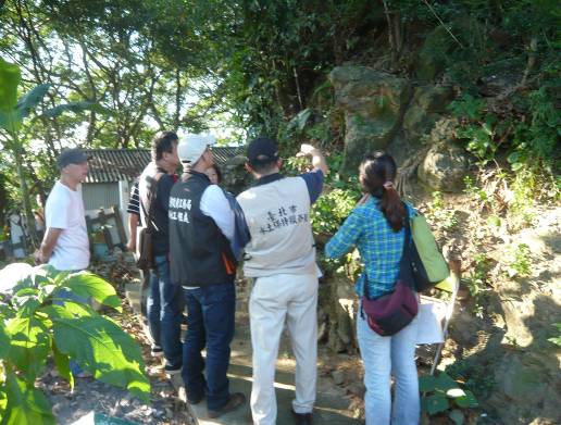 大地處會同專業技師提供居民水土保持改善建議