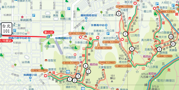信義區(11處)觀賞101煙火建議地點