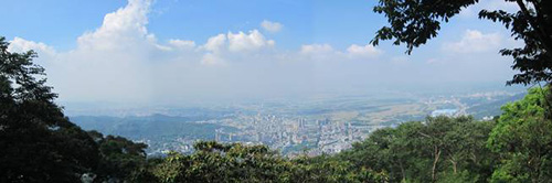 泉源社區遠眺關渡平原