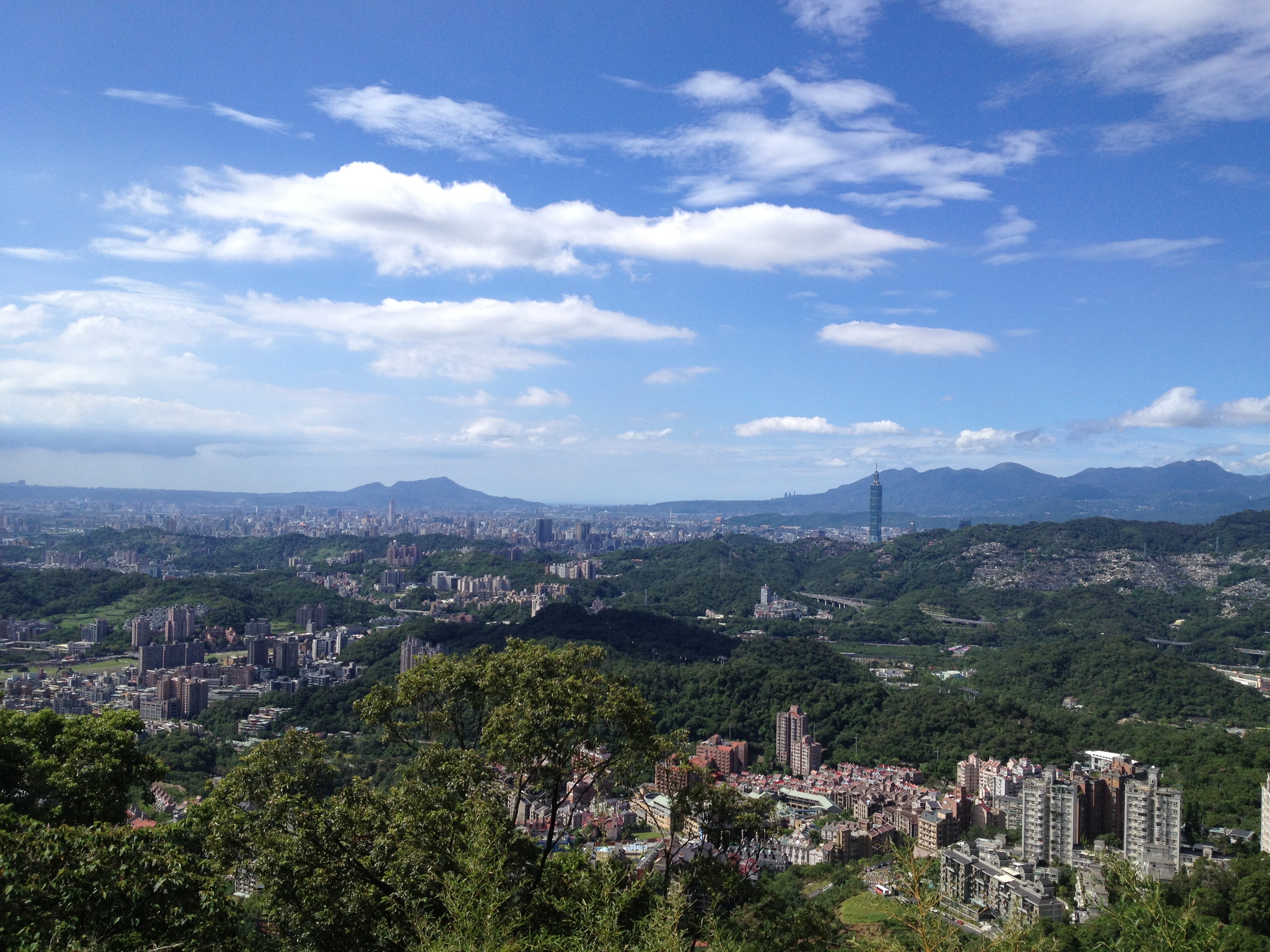 指南風景區眺望觀音山