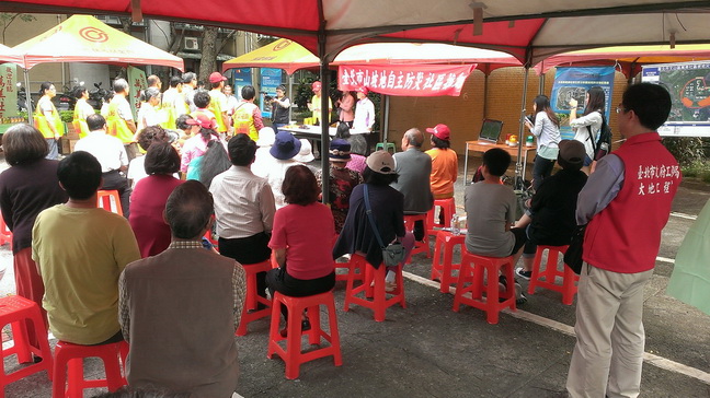 圖3：社區演習災害發生時，自主防災組織即刻成立