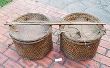 Snack Baskets and Carrying Pole
