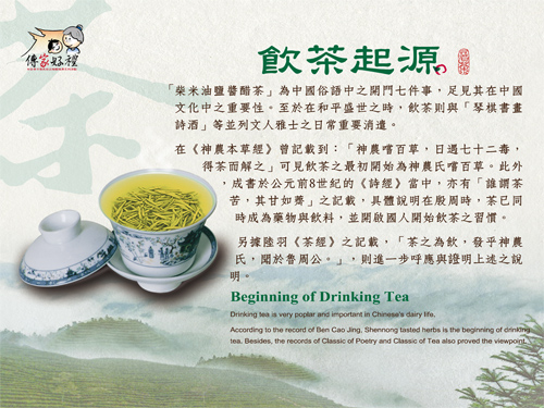 The origin of Tea