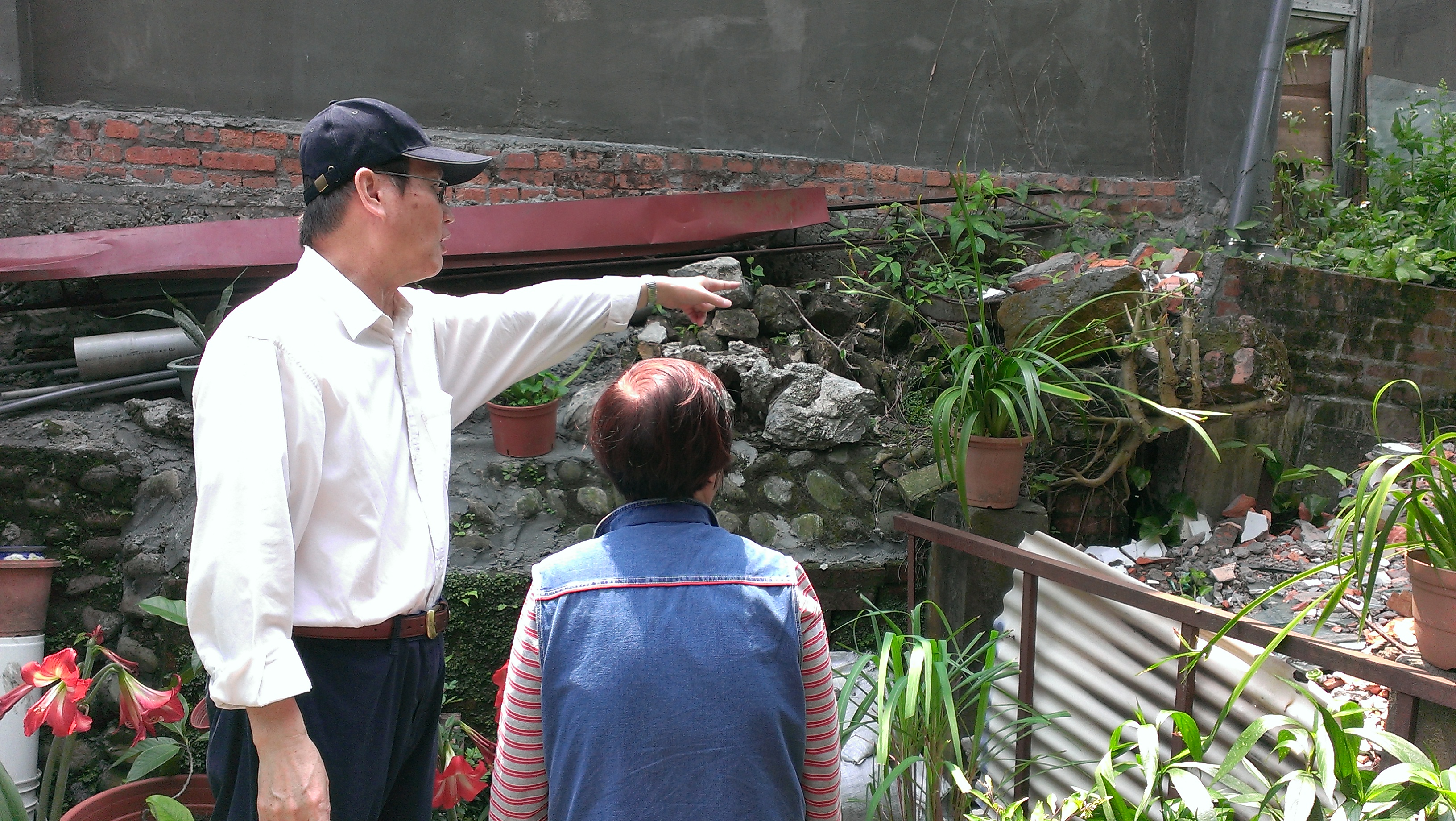 大地處簡副處長至聚落關心居民水土保持安全