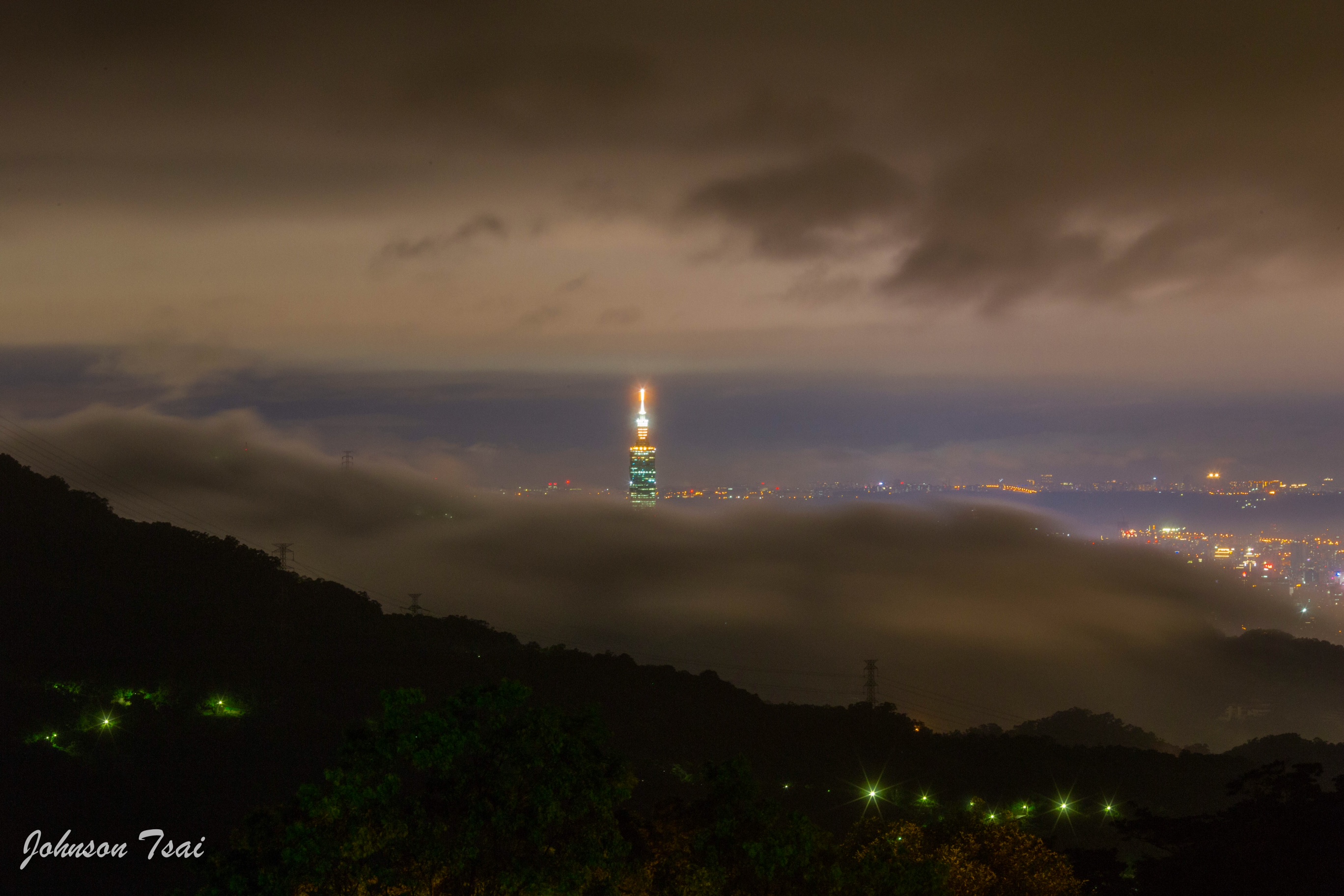 南港桂花吊橋步道(遠眺101)