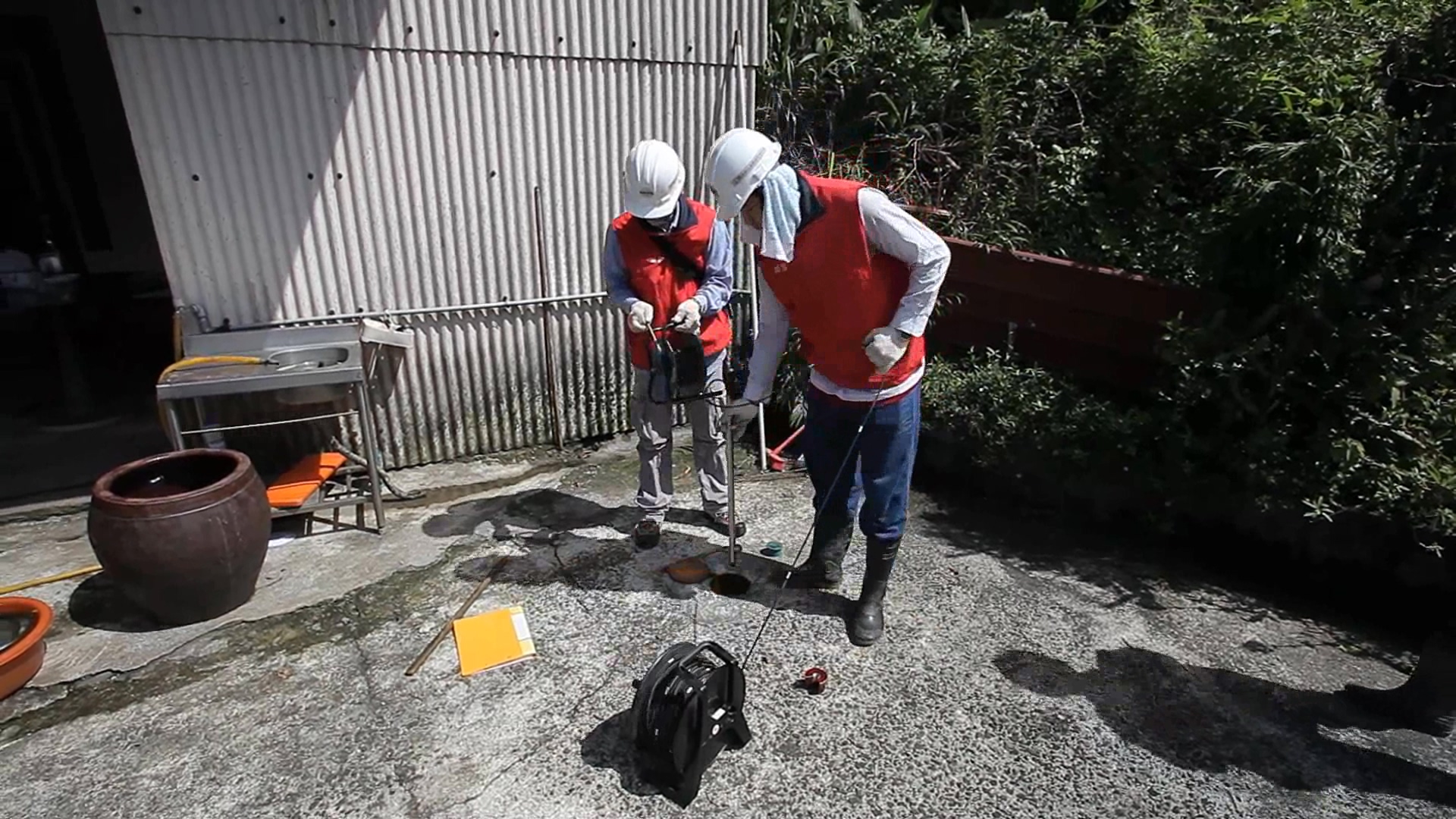 傾斜管量測情況