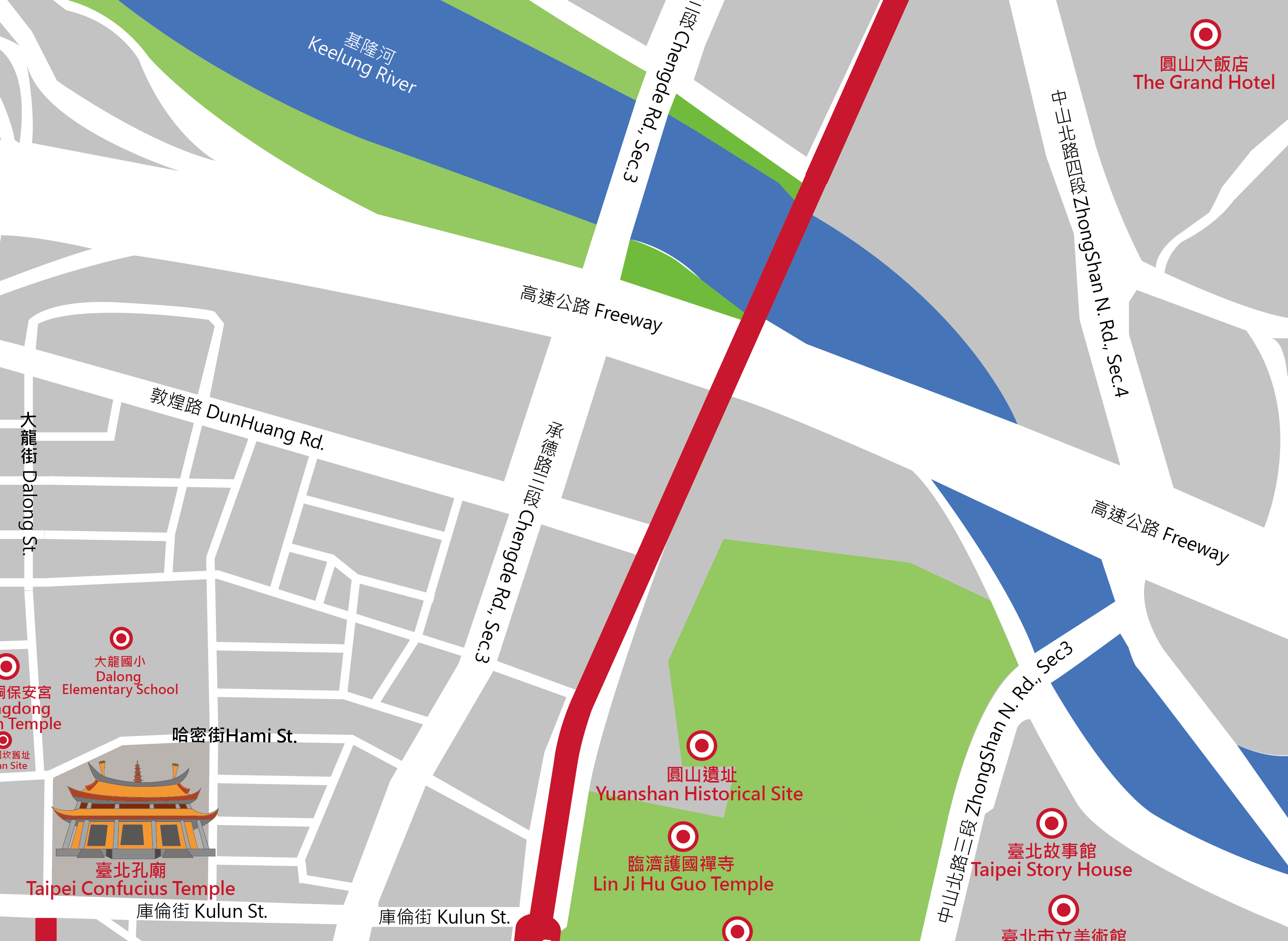 圓山大飯店地圖