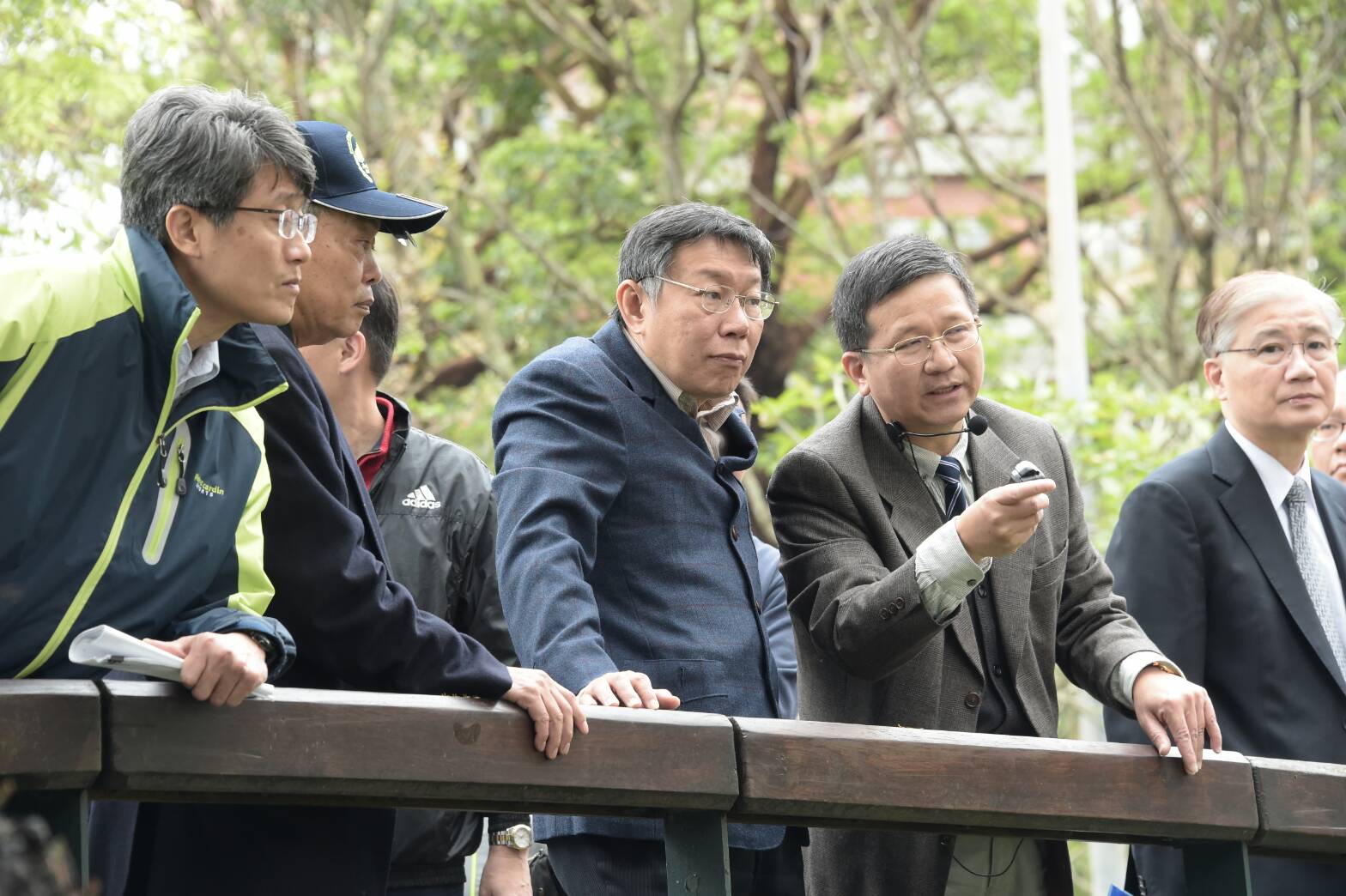 台大總務長王根樹說明瑠公圳復育規劃