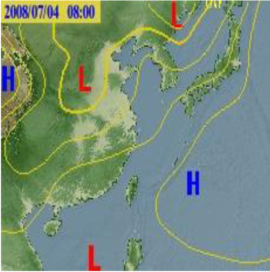 臺灣夏季常見的天氣型態