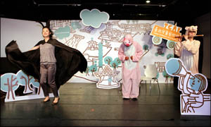 Chai Found Music Workshop plans to act out a new version of Three Little Pigs from July 9 to 11as part of the 2012 Taipei Children