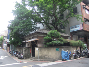 A Japanese-styled architecture in Zhongshan blocks in Taipei. (Photo by Gloria Cho)