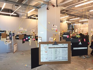 The installation We the People: Collaborative Creation, Street Assemblies & Radical Democracy is the result of juxtaposing two ideals – art and g0v, and the process of them colliding, competing, co-existing, converging, and conflicting among the same group of people in the same space. 