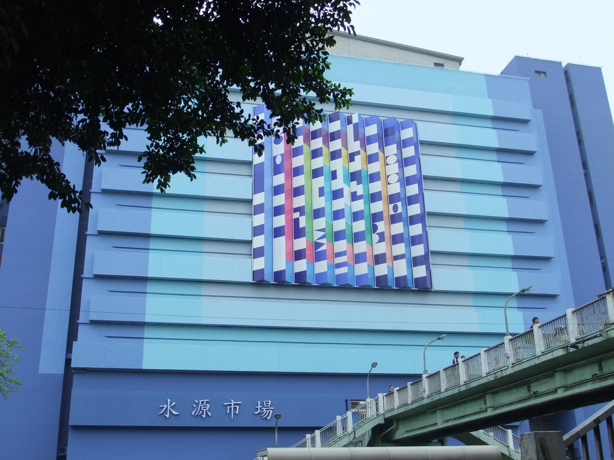 Israli artist Agam transforms Taipei old market into a giant art installation
