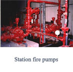 Station fire pumps