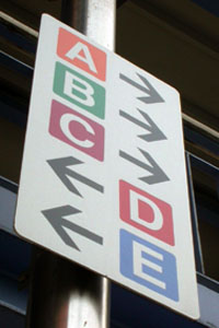 Direction Sign Plate