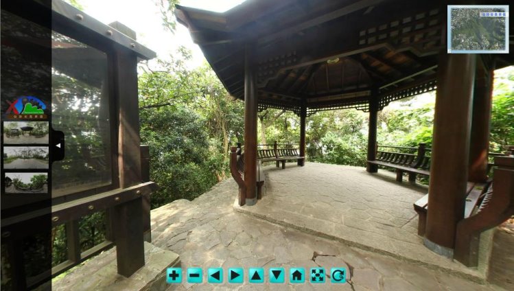 720°定點高畫質環景導覽系統-仙跡岩風景區之涼亭