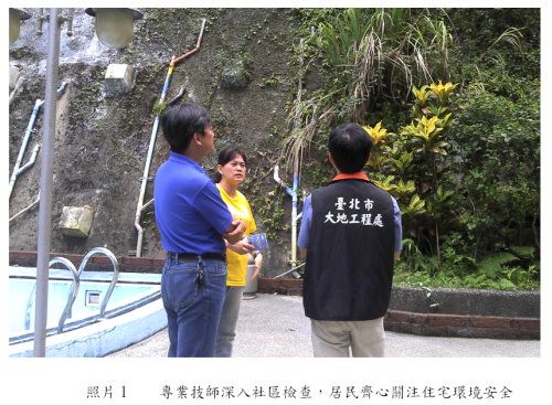 照片1專業技師深入社區檢查,居民齊心關注住宅環境安全