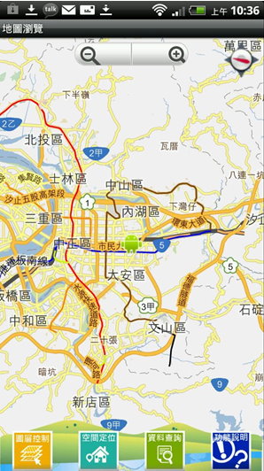 地圖瀏覽-街道圖(GoogleMap)