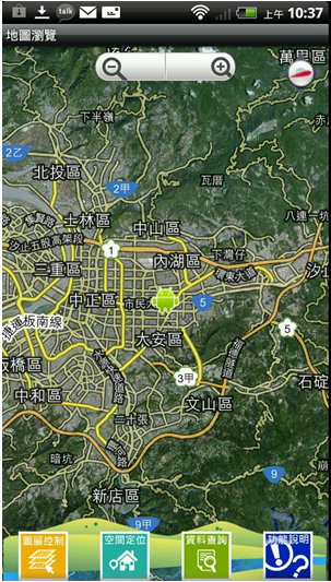 地圖瀏覽-衛星圖(GoogleMap)