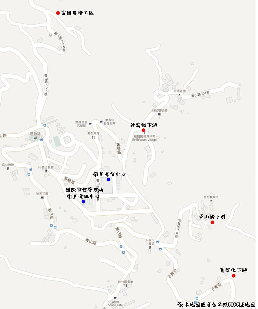 青礐溪點位分布