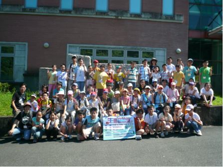 照片2：7月4日翡翠水庫生態研習營學員大合照