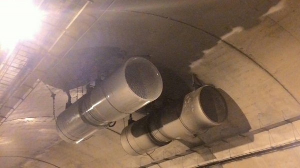 象山隧道風機安裝完成