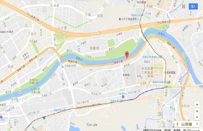臺北市環東快速道路施工交通管制區範圍