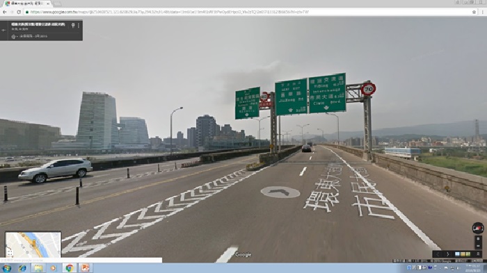 臺北市環東快速道路施工前現況－１